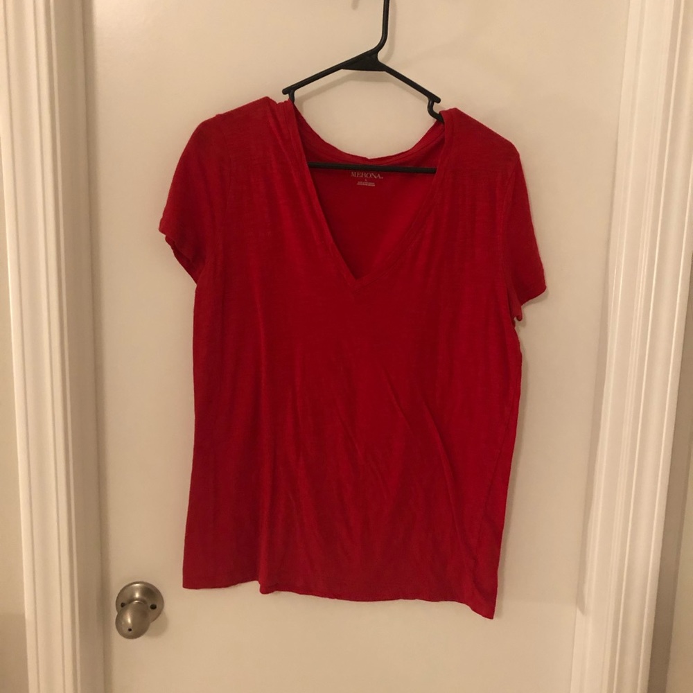 Red Merona short sleeve tee